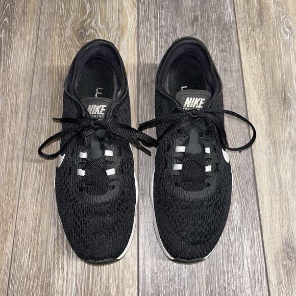 Nike Zoom Fit Running 704658-002 Women’s US Size 7.5 Black White Sneaker Shoes - Picture 4 of 11